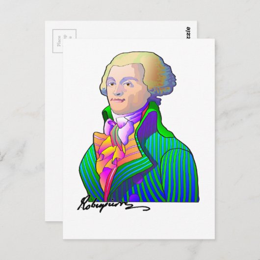 Robespierre Briefkaart (Voorkant / Achterkant)