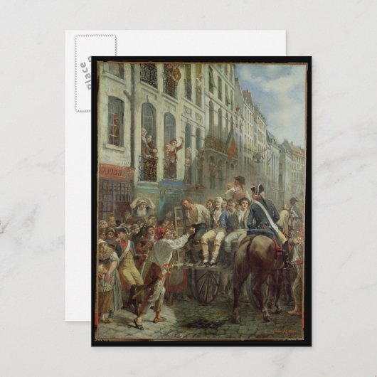 Robespierre en Saint-Just Briefkaart (Voorkant / Achterkant)