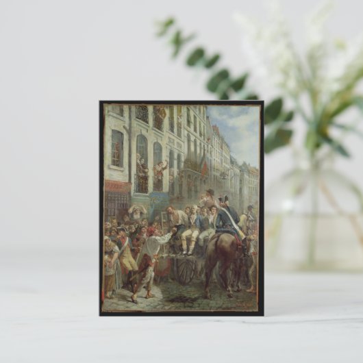 Robespierre en Saint-Just Briefkaart (Staand voorkant)