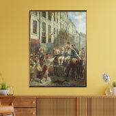 Robespierre en Saint-Just Canvas Afdruk (Insitu (Woonkamer))