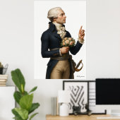 Robespierre - Franse Revolutie Archief Kunstprint Poster (Thuiskantoor)