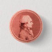 Robespierre-profielknop Ronde Button 3,2 Cm (Voorkant)