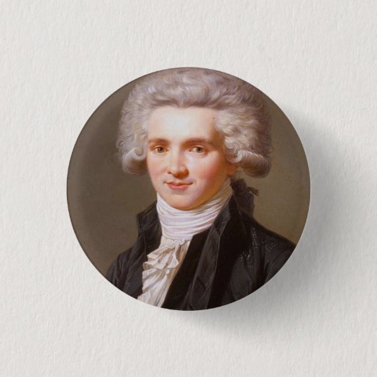 Robespierre Ronde Button 3,2 Cm (Voorkant)