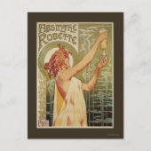 Robette Absinthe Advertisement Poster Briefkaart (Voorkant)