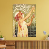 Robette Absinthe Advertisement Poster Canvas Afdruk (Insitu (Woonkamer))