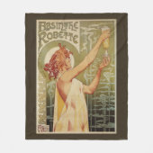 Robette Absinthe Advertisement Poster Fleece Deken (Voorkant)
