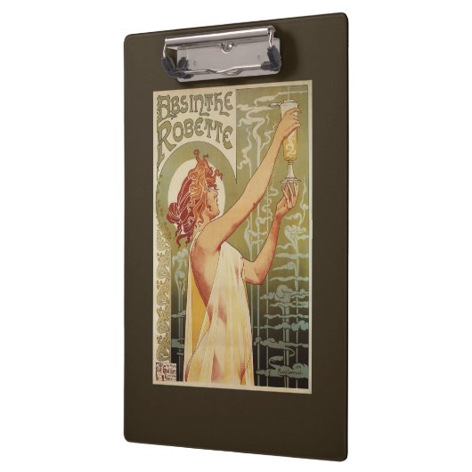 Robette Absinthe Advertisement Poster Klembord (Links)