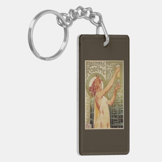 Robette Absinthe Advertisement Poster Sleutelhanger (Voorkant Links)
