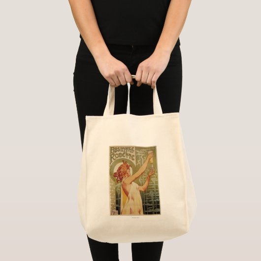 Robette Absinthe Advertisement Poster Tote Bag (Voorkant (product))