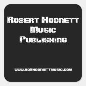 ROBHODNETTMUSIC STICKER (Voorkant)