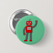 Robi de Retro Robot Button (Voorkant /achterkant)