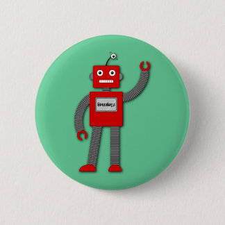 Robi de Retro Robot Button