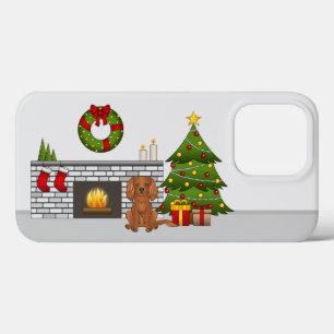 Robijn Cavalier Hond In Een Feestelijke Kerst Kame Case-Mate iPhone Case