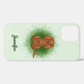 Robijn Cavalier King Charles Spaniel Hond Op Groen Case-Mate iPhone Case (Achterkant (horizontaal))