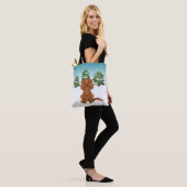 Robijn Cavalier King Charles Spaniel in de winter Tote Bag (Op model)