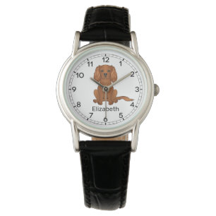 Robijn Cavalier King Charles Spaniel & Naam Horloge
