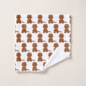 Robijn Cavalier King Charles Spaniel Patroon Bad Handdoek (Wasdoekje)