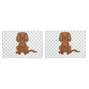 Robijn Cavalier King Charles Spaniel & Pootjes Kussensloop