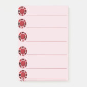 Robijn edelsteen checklist post-it® notes (Voorkant)