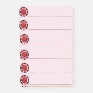 Robijn edelsteen checklist post-it® notes