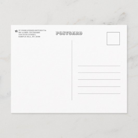 Robijn edelsteen. Sieraden. 40 jaar trouwdag Briefkaart (Achterkant)