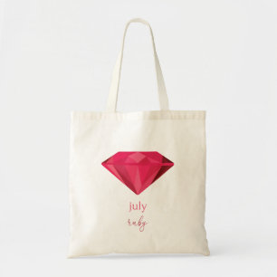 Robijn: geboortesteen juli tote bag