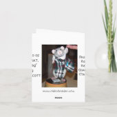 Robijn in haar Kaart van de Kilt (Achterkant)