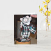 Robijn in haar Kaart van de Kilt (Gele Bloem)