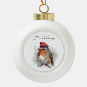 Robijn Kerstboom Familiestuk Keramische Bal Ornament