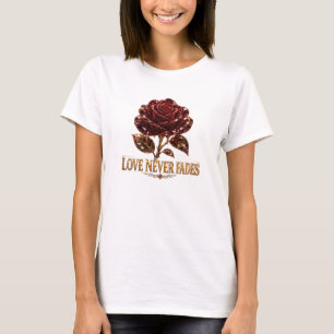 Robijn Kristal Roos – Liefde Vergaat Nooit T-shirt
