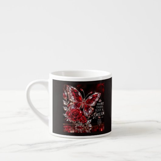 Robijn Kristal Vlinder & Roos Espresso Kop (Links)