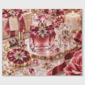 Robijn Luxe Kerstschoonheid Cadeaupapier (Vlak)