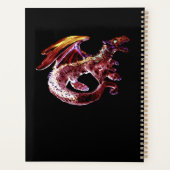 Robijn Rood Draak Fantasy Kunst Planner Mythische (Achterkant)