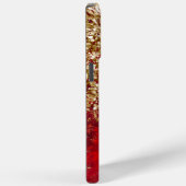 Robijn Rood Glitterig Goud Glam Persoonlijk Case-Mate iPhone Case (Achterkant / Rechts)