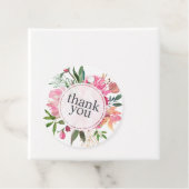 Robijn Roze Pioen Bloemig Botanisch Trouw Bedankt Bedankjes Labels (In situ)