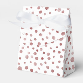 Robijnen Confetti Waterverf Stippen Favor Doos Bedankdoosjes