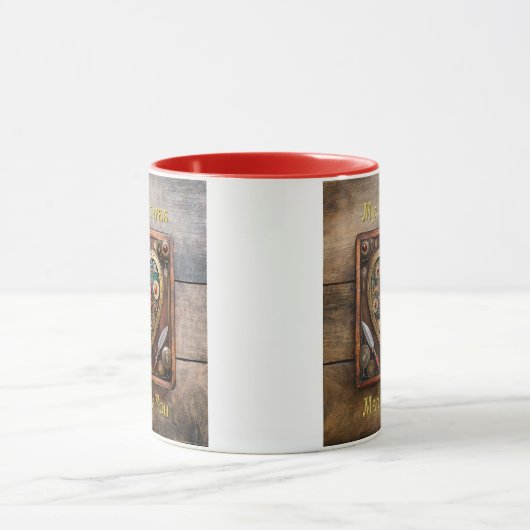 Robijnen en Messen Hart Steampunk Series Mok (Midden)