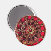Robijnen & gouden magneet (Voorkant / Achterkant)