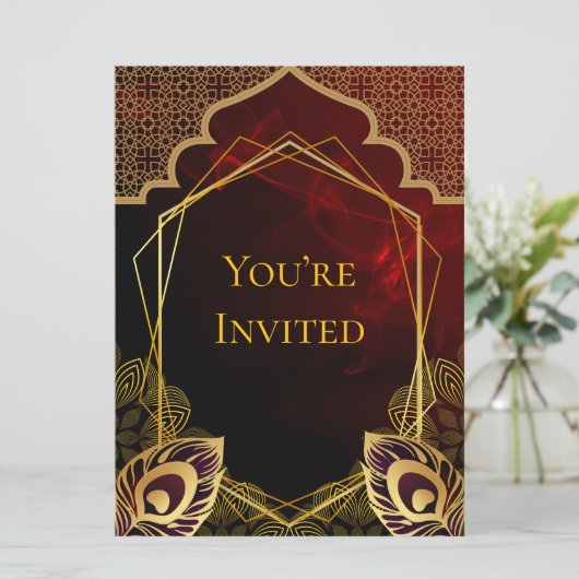 Robijnen Kamer Kaart (Staand voorkant)