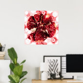 robijngranaatappelfruit poster (Thuiskantoor)