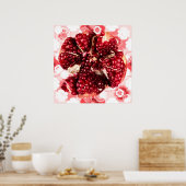 robijngranaatappelfruit poster (Keuken)
