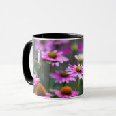 Robijnkeelkolibrie "in Coneflowers" Mok (Voorkant links)