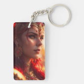 robijnkoningin sleutelhanger (achterkant)