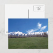 Robijnrode Bergen in April Briefkaart (Voorkant / Achterkant)