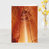 Robijnrode Herfsten Kaart (Gele Bloem)