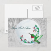 Robijnrode kolibrie Briefkaart (Voorkant / Achterkant)