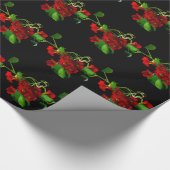 Robijnrode Oost-Indische kers Cadeaupapier (Hoek)