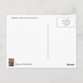 Robijnrood de cruiseschip van de saga briefkaart (Achterkant)