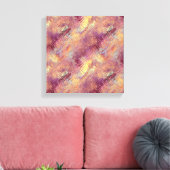 Robijnrood Vloeibaar Patroon Canvas Afdruk (Insitu (Woonkamer))