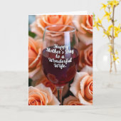 Robijnrozen Moederdagkaart Kaart (Gele Bloem)